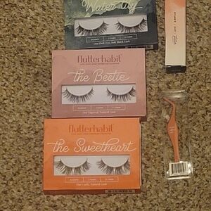Flutterhabit The Bestie, Water Lily, & The Sweetheart Lash Sets